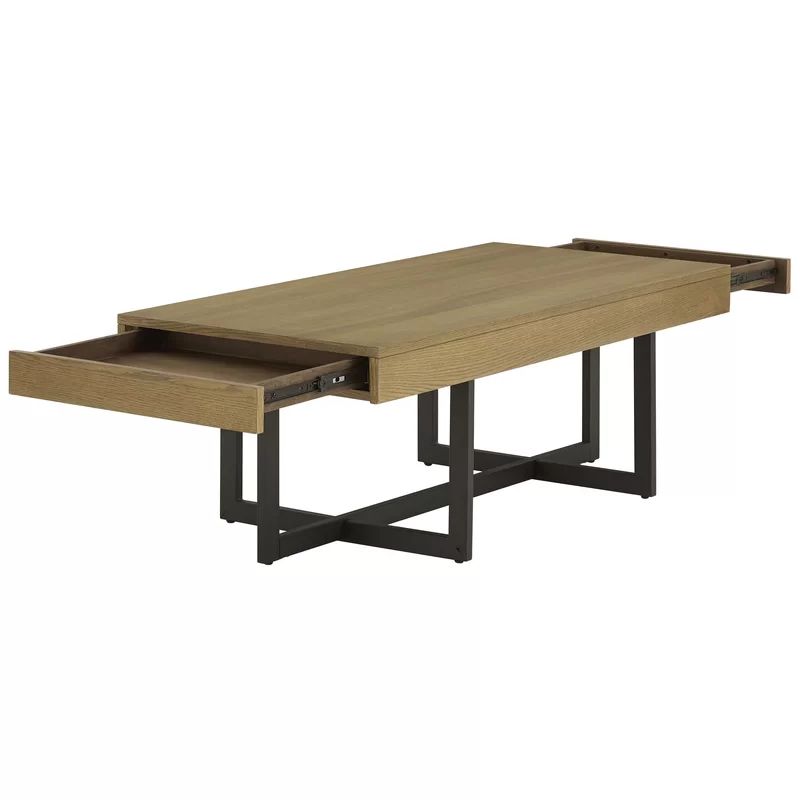 Burch Cross Legs Coffee Table with Storage | Wayfair Professional