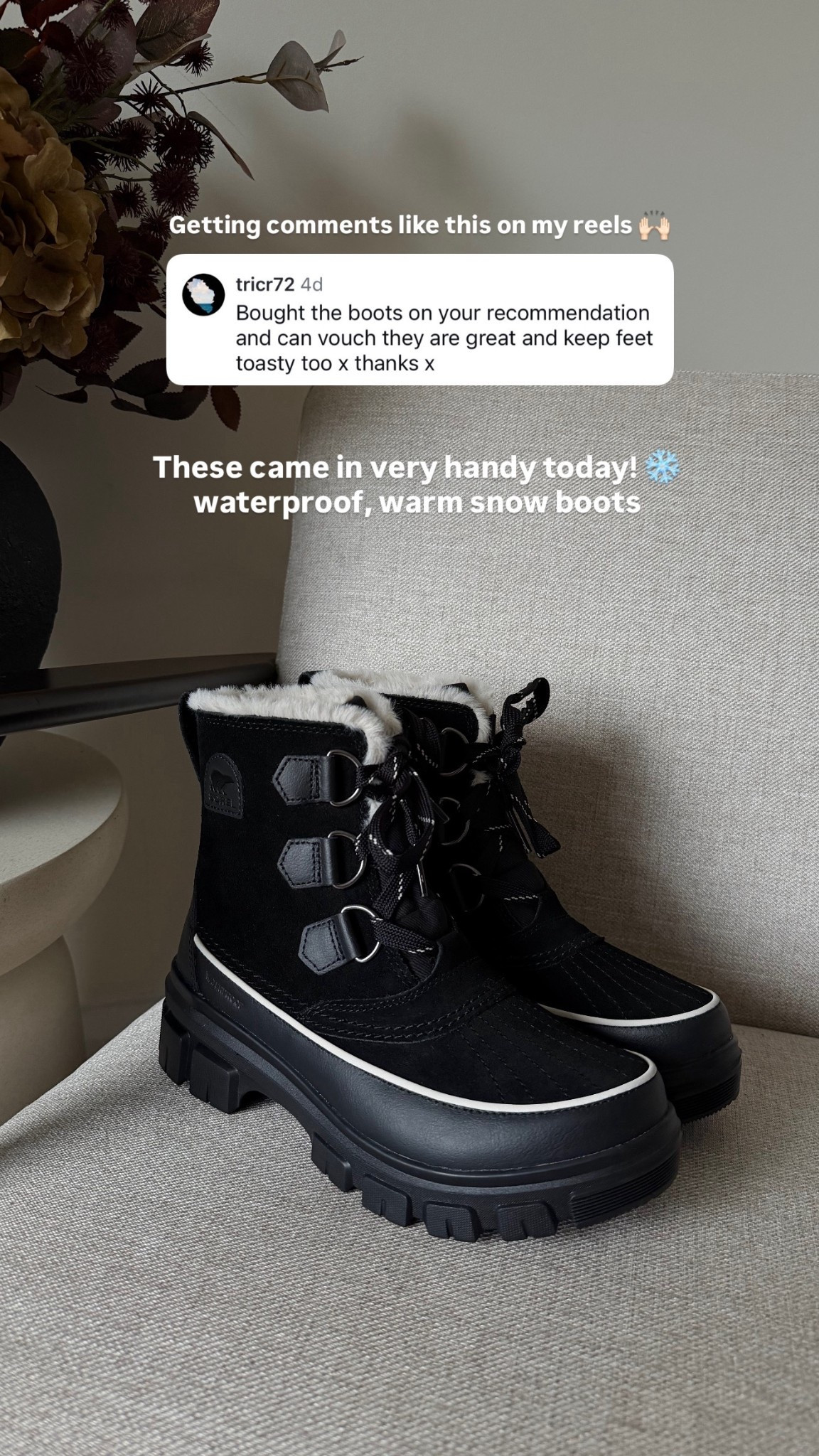 Snow boots - cold weather essential 

#LTKeurope #LTKwinter #LTKuk