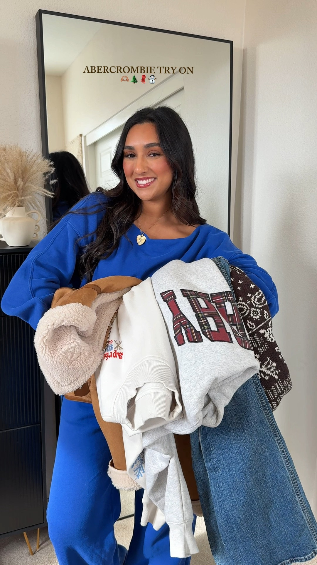 #abercrombiepartner @abercrombie is having a cyberweek sale!!🤍25-50% off everything!🫶🏽Trying on my favs!💌linked everything in my @shopltk #shopltkit #liketkit 

*Offer valid in stores and online from 11/24/2025-12/1/2025 in US/CA. Excludes clearance and gift cards. Online price reflects discount.

*Use code CYBERAF to get an additional 15% off everything in stores and online at checkout from 11/24/2025-12/1/2025 in US/CA. Excludes clearance and gift cards. See details online.

