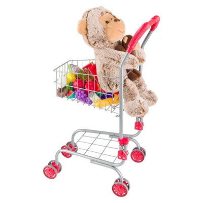Hey Play Kids Shopping Cart with Pivoting Wheels | Wayfair North America