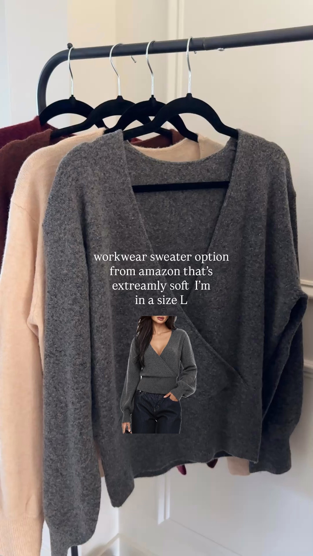 This is a great option for work during the fall. It’s super soft material and runs slightly oversized I’m in a L 

#amazon #fall #workwear