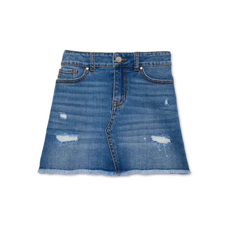 Wonder Nation Denim Skirt, Sizes 4-18 & Plus | Walmart (US)