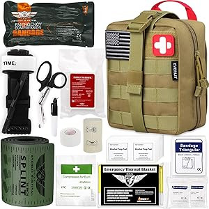 EVERLIT Emergency Trauma Kit GEN-I, Multi-Purpose SOS Everyday Carry IFAK for Wilderness, Trip, Cars | Amazon (US)