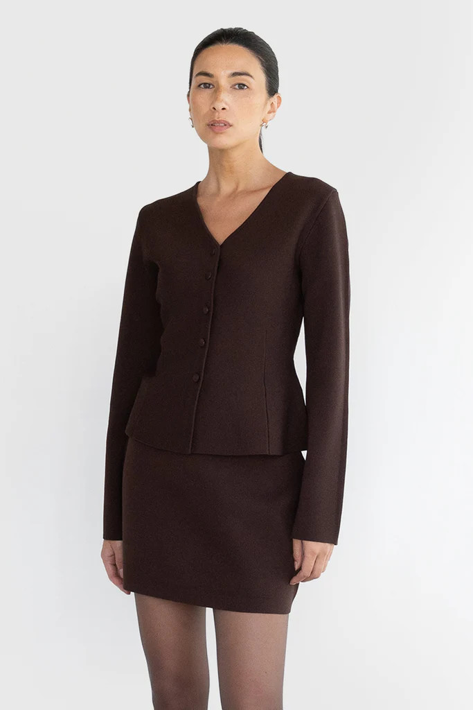 KNIT MINI SKIRT | OAK + FORT
