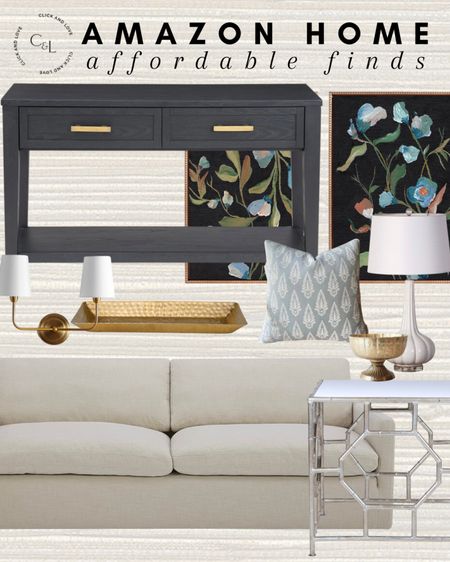 Amazon home affordable finds 🖤 the gold hardware on this console is stunning. Would be a great piece in an entryway! 

Entryway, living room, dining room, bedroom, home office, neutral sofa, sofa, accent table, end table, table lamp, sconce, lighting, gold tray, decorative bowl, decorative accessories, throw pillow, accent pillow, desk, console, framed art, wall art, wall decor, Modern home decor, traditional home decor, budget friendly home decor, Interior design, look for less, designer inspired, Amazon, Amazon home, Amazon must haves, Amazon finds, amazon favorites, Amazon home decor #amazon #amazonhome



#LTKsalealert #LTKstyletip #LTKhome