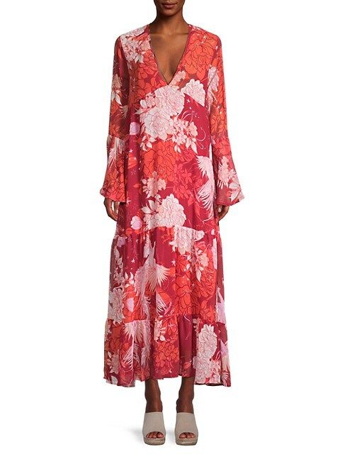 Moroccan Roll Floral Maxi Dress | Saks Fifth Avenue OFF 5TH