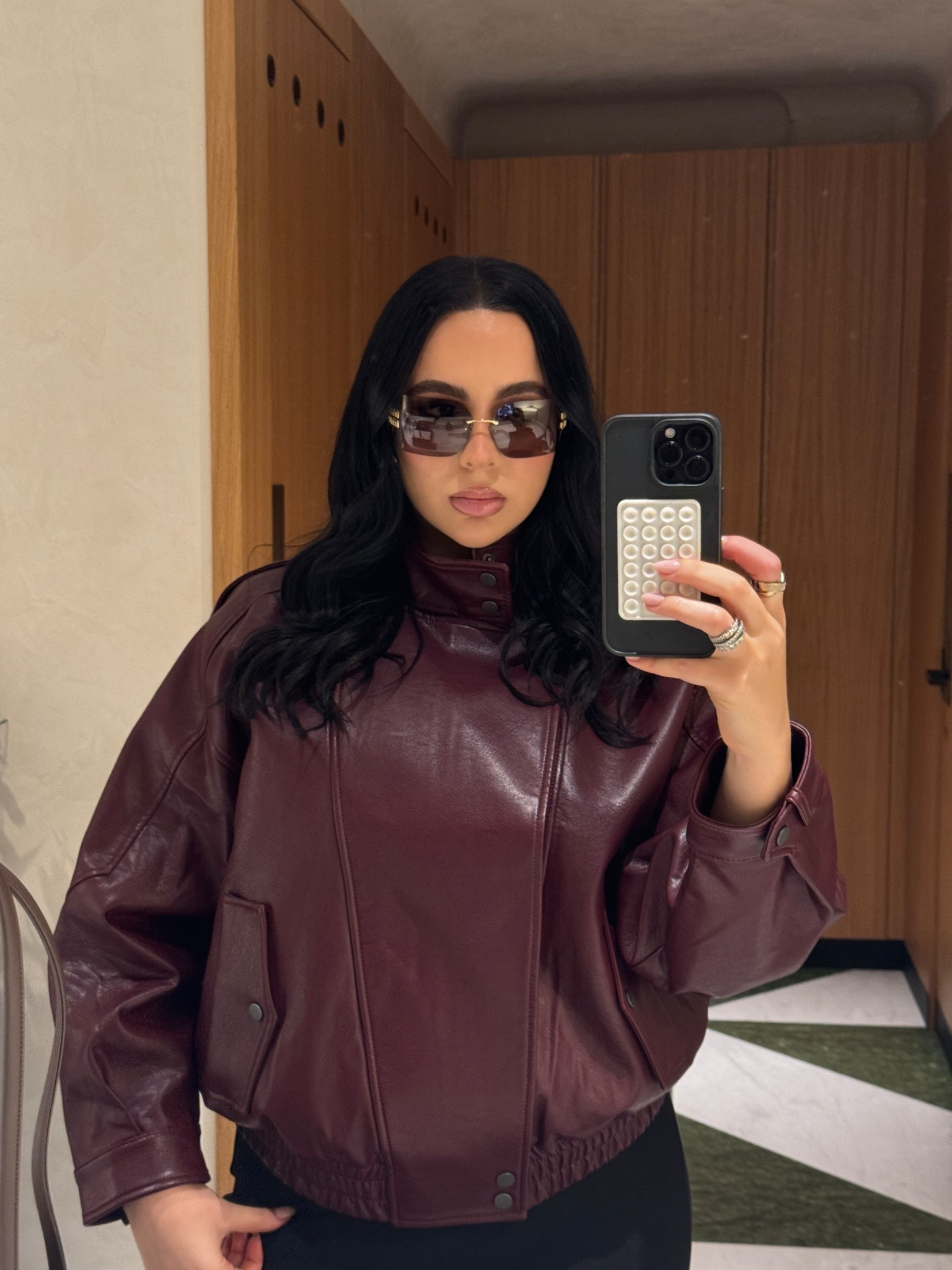 Leather jacket 

#LTKHoliday #LTKootd #LTKGiftGuide