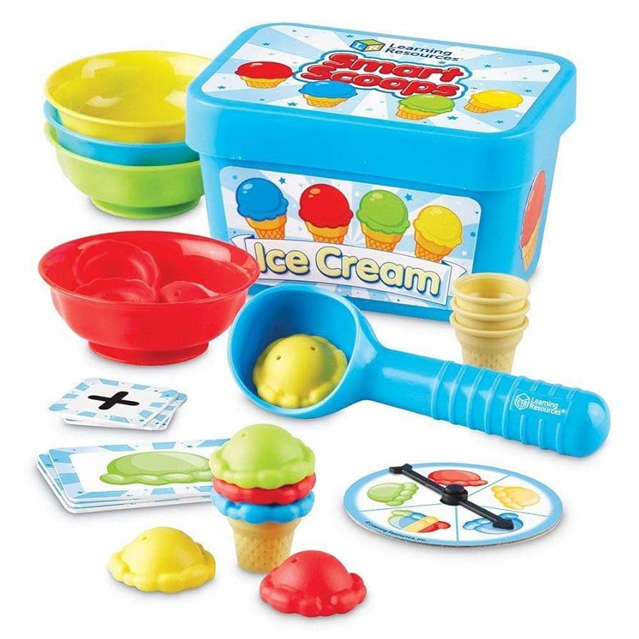 Learning Resources Smart Scoops Math Activity Set, Stacking and Sorting Toys, Develops Early Math... | Amazon (US)