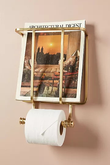 Magazine And Toilet Paper Holder | Anthropologie (US)