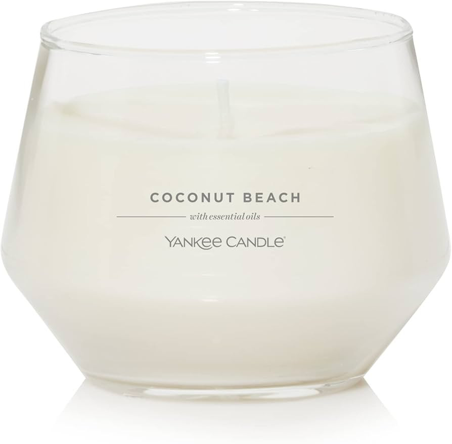 Yankee Candle Studio Medium Candle, Coconut Beach, 10 oz | Amazon (US)