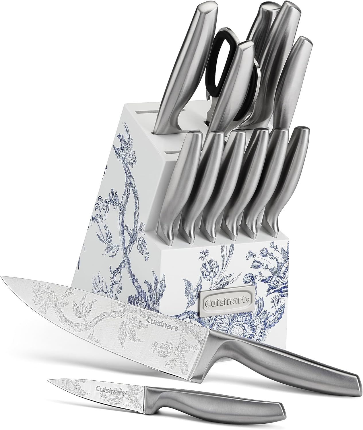 Cuisinart 15pc Caskata Collection™ Stainless Steel Hollow Handle Cutlery Block Set, C77SS-15PKC... | Amazon (US)