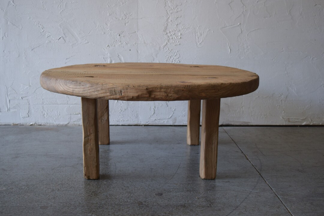 Round Antique-inspired Coffee Table - Etsy | Etsy (US)