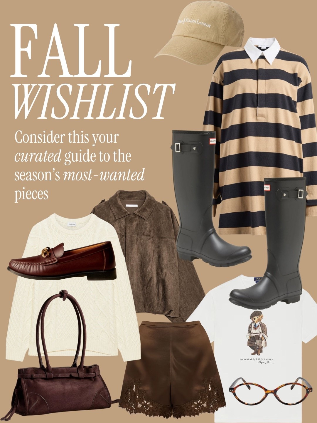 My personal Fall wishlist! I love dressing for the season and these pieces are all on my wishlist and trending for fall. This cable it sweaters, suede jackets and super cute fall footwear 

#LTKStyleTip #LTKShoeCrush #LTKSeasonal