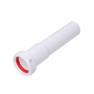 1-1/2 in. x 6 in. White Plastic Slip-Joint Sink Drain Extension Tube | The Home Depot