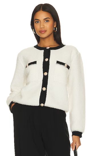 Bon Sweater in Ivory & Black | Revolve Clothing (Global)