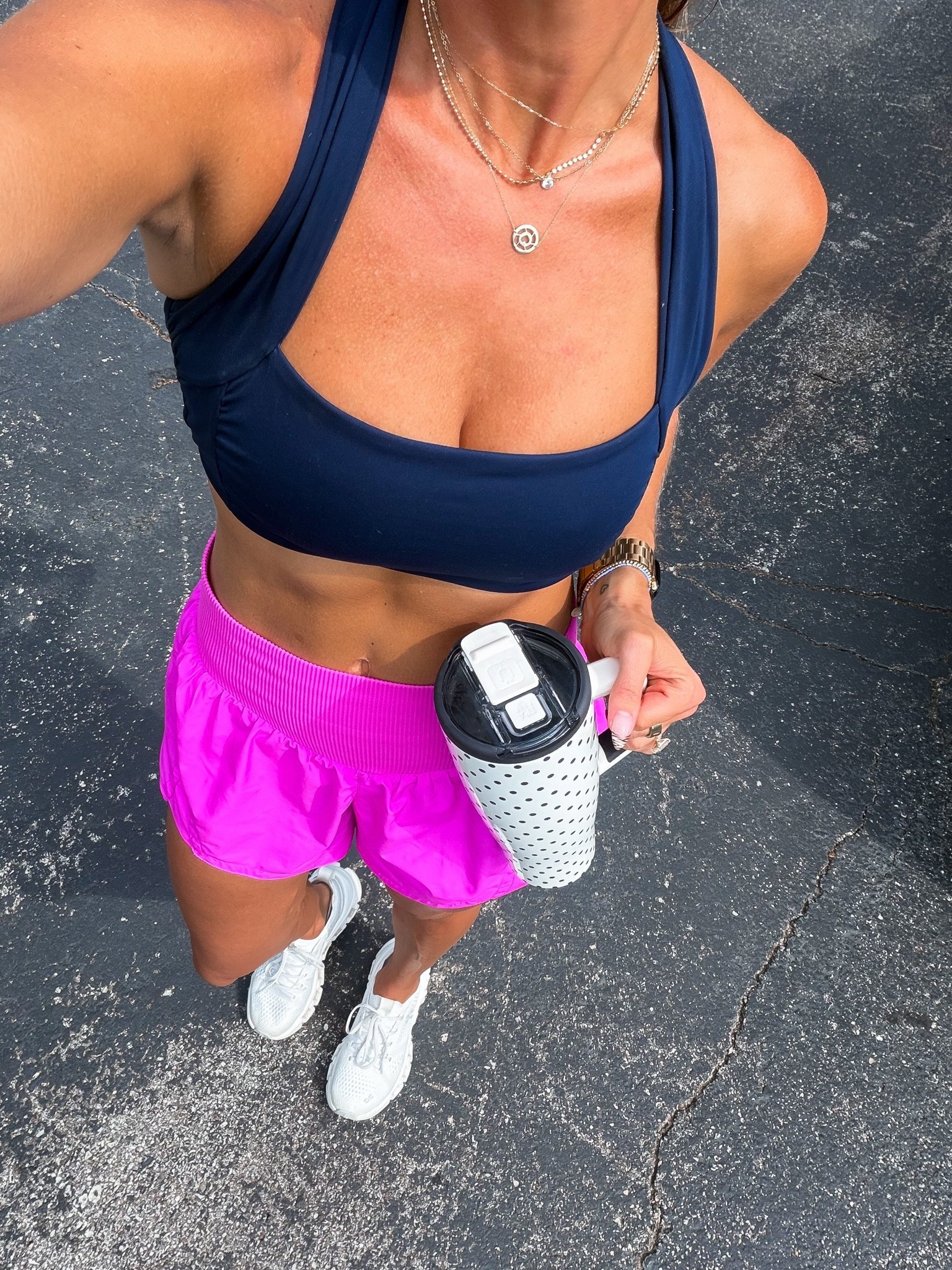 Sports bra-small
Shorts-small
Sneakers-tts

#LTKfitnessgoals #LTKActive #LTKootd