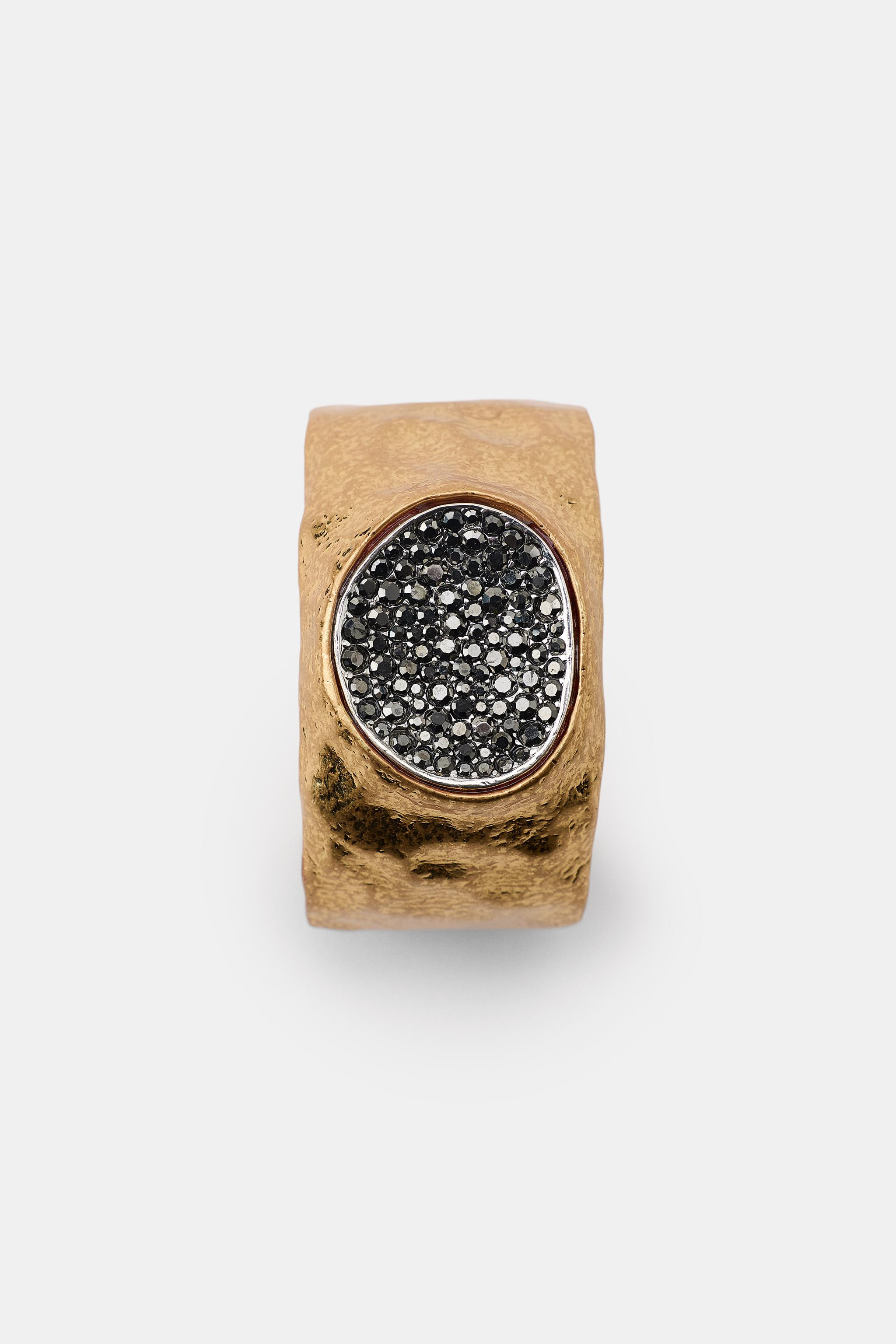 ENGRAVED SHIMMER METAL BRACELET | Zara US