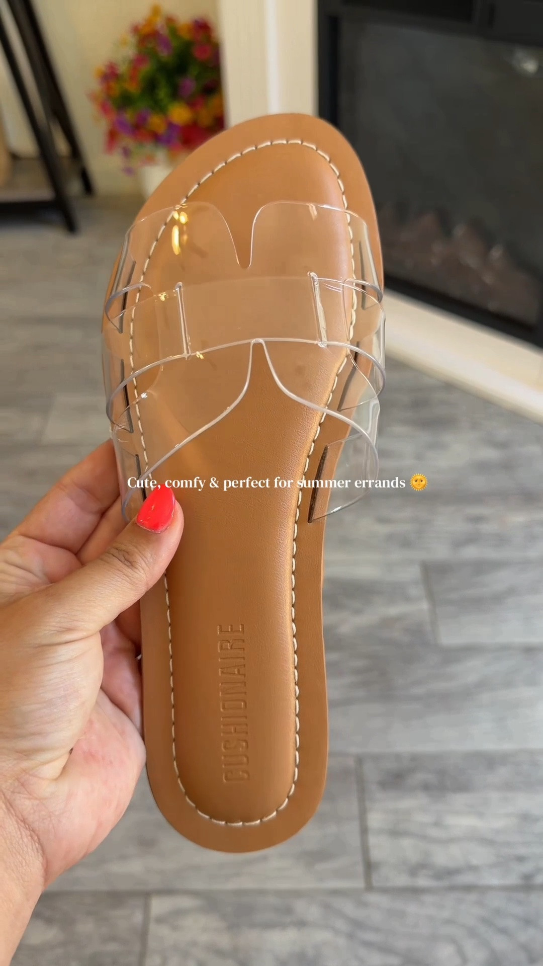 These jelly sandals are so comfortable! ☀️ The cushioned footbed makes them perfect for everyday wear, beach trips, and summer errands. 

#JellySandals #ComfortSandals #SummerShoes #Cushionaire

#LTKmomlife #LTKootd #LTKgrwm
