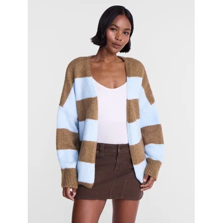 No Boundaries Women's Open Front Cardigan, Women's XXS-4X | Walmart (US)