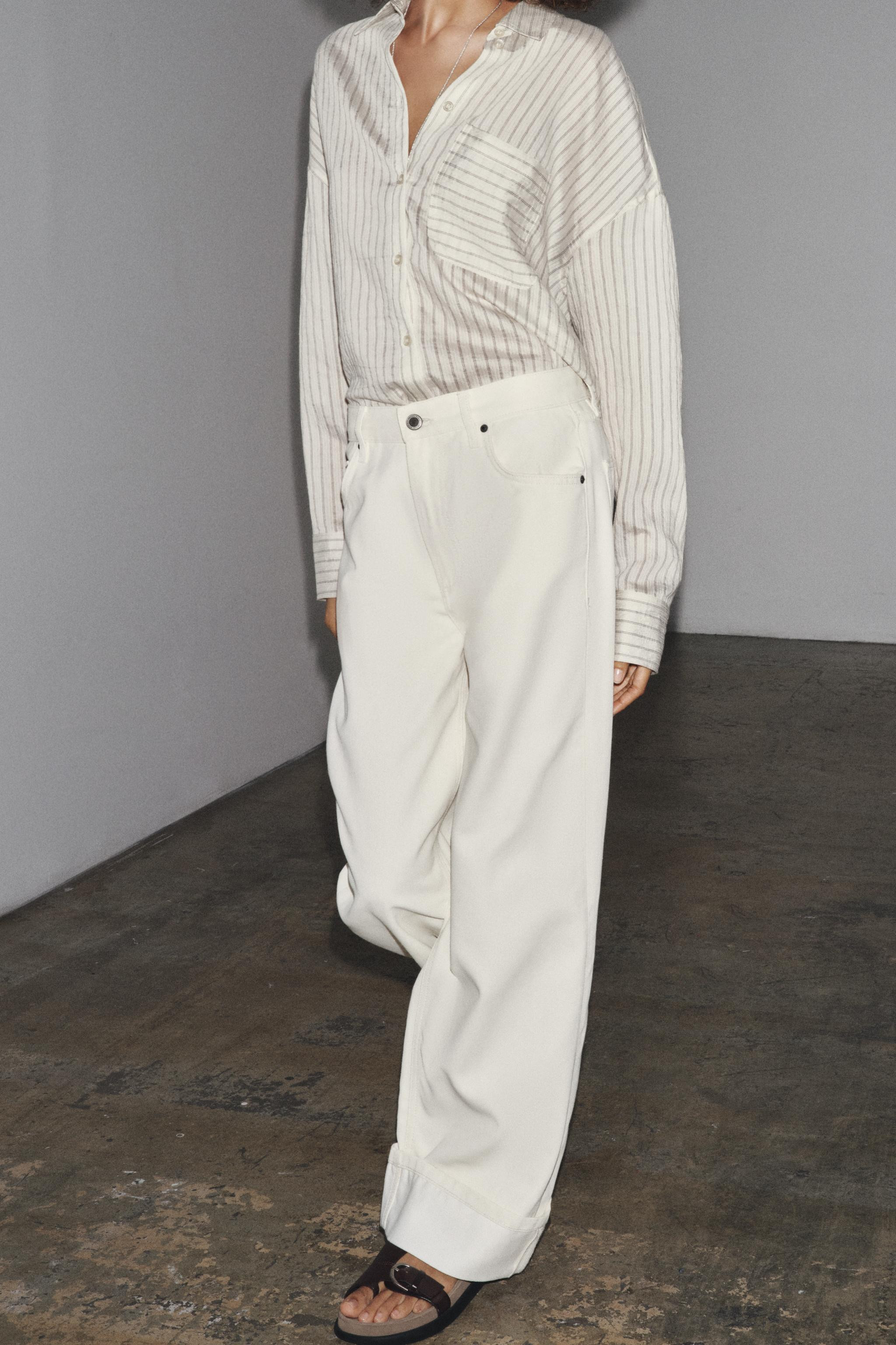 ZW COLLECTION LOW-RISE BAGGY JEANS | Zara US