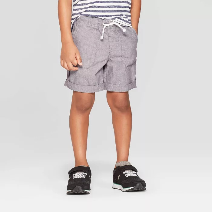 Toddler Boys' Texture Pull-On Shorts - Cat & Jack™ Gray | Target