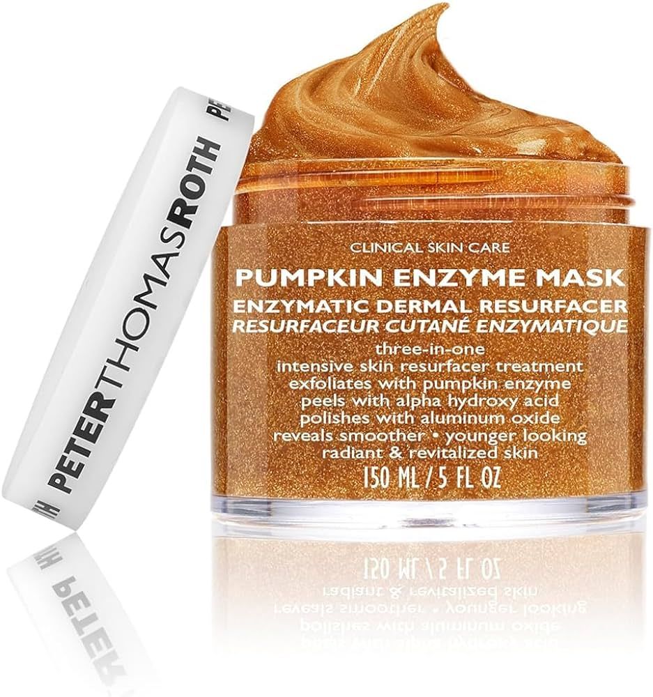 Peter Thomas Roth | Pumpkin Enzyme Mask | Enzymatic Dermal Resurfacer, Exfoliating Pumpkin Facial... | Amazon (US)