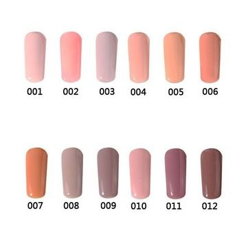 12 Colors Nano White Naked Color System UV Gel Polish Soak-off Nail Art 12ml | Newchic US