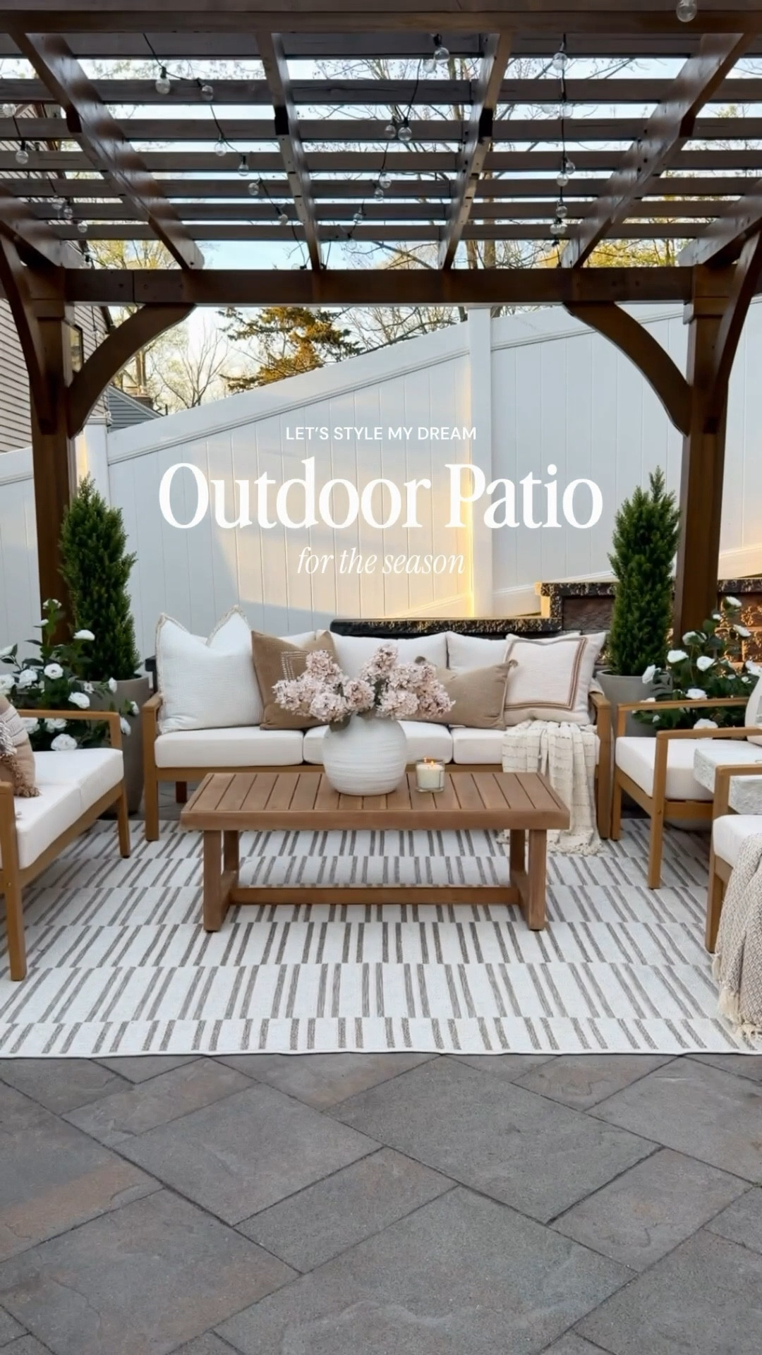 #Ad I’ve been dreaming of creating a space that feels warm, neutral, and elevated… somewhere we can actually slow down and enjoy.

When I found these pieces from @Wayfair , everything just clicked. The tones, the textures, the mix of wood + soft neutrals, it gave that designer feel I’ve always go for but in a way that’s actually attainable.

Truly my favorite kind of designer look for less moment ✨

#wayfair #wayfairpartner #outdoor #wishyouwerehere #outdoorpatio #patioreveal #designerlook

#LTKHome #LTKSaleAlert