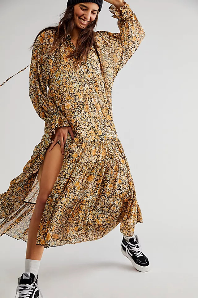 Feeling Groovy Maxi Dress | Free People (Global - UK&FR Excluded)