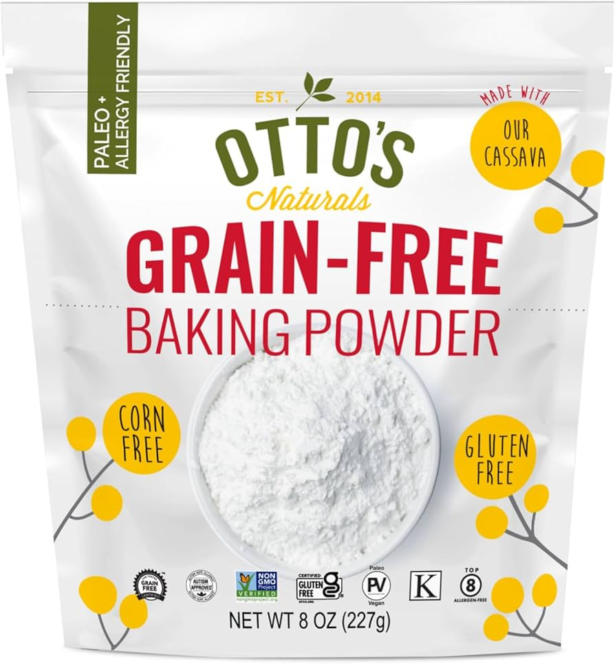 Otto's Naturals Grain-Free Baking Powder, Non-GMO, Corn-Free, Nightshade-Free (Potato-Free), Doub... | Amazon (US)