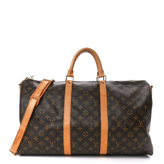 LOUIS VUITTON Monogram Keepall Bandouliere 50 | FASHIONPHILE (US)