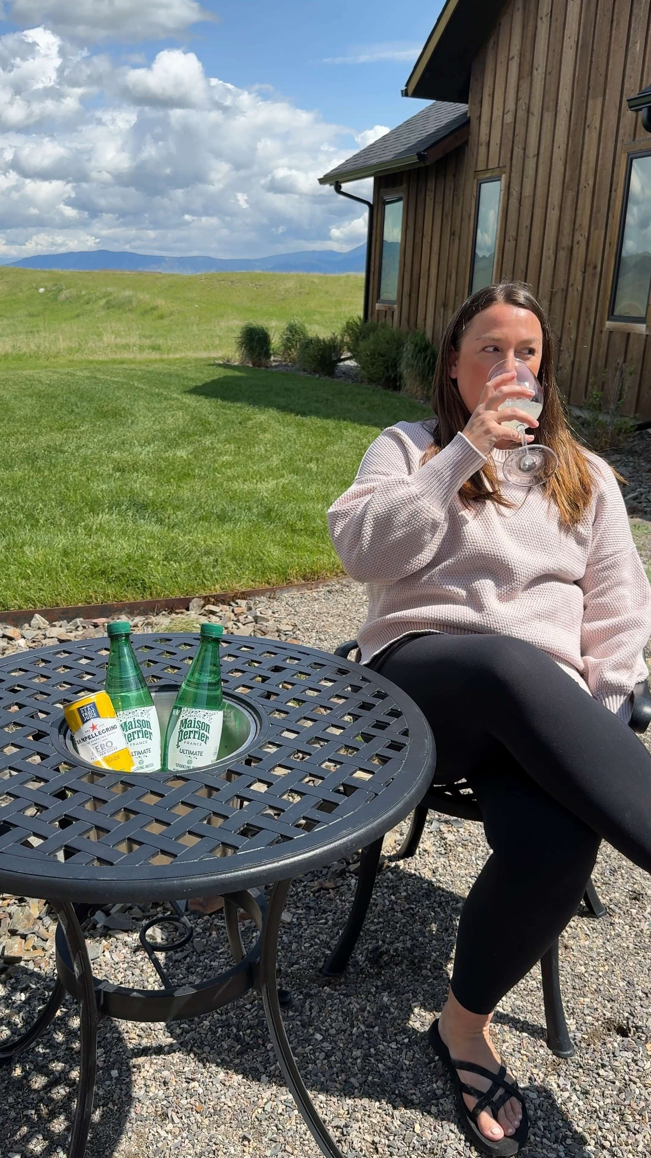 This bistro table is a cute little set that is perfect for small spaces, date night, or hosting events! It provides a small space ideal for eating. I love that it has the optional ice bucket in the middle to keep drinks cold! How great would a charcuterie board be out here?!

Outdoor Refresh, Outdoor Living, Firepit and Couch Set, 2025 Home Trends, European Modern Home Decor, Home Design, Interior Styling, Decorating, Living Room Refresh, Summer Refresh

#wayfair #wayfairpartner @wayfair #LTKsalealert #ltkhome #liketkit @shop.ltk
 

 #LTKHome #LTKSaleAlert #LTKFindsUnder100