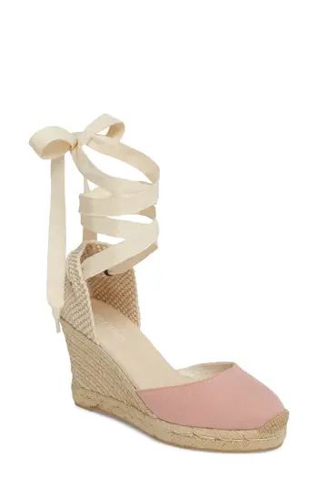 Women's Soludos Espadrille Wedge Sandal, Size 10 M - Pink | Nordstrom