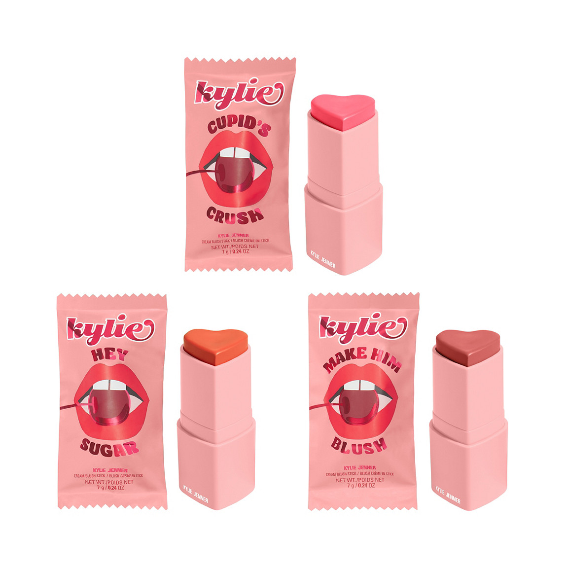 Valentine's Blush Stick Trio | Kylie Cosmetics US