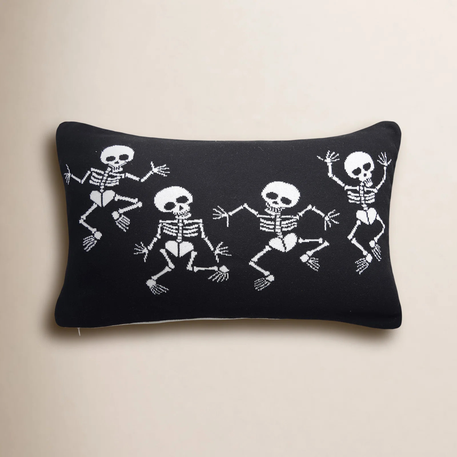 16" x 24"  Reversible Skeleton Throw Pillow | Birch Lane