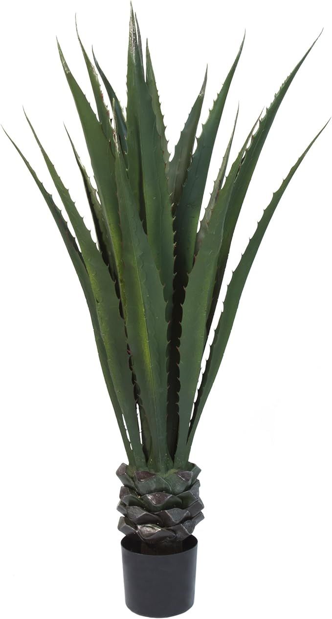 Pure Garden 50-10016 Giant Agave Fake Plant-52-Inch Faux Succulent, Fits with Southwestern Decor ... | Amazon (US)