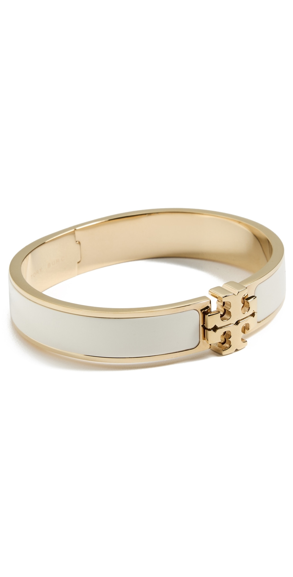 Tory Burch Icon Enamel Bracelet Tory Gold/New Ivory One Size | Shopbop