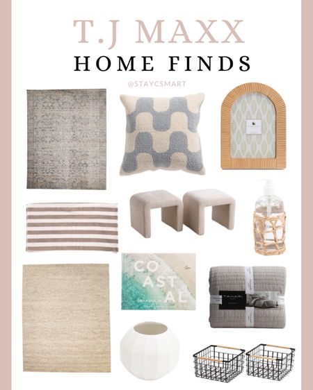 New home finds at T.J. Maxx, home decor finds, coastal home finds 

#LTKHome