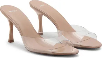 MANGO Transparent Strap Slide Sandal (Women) | Nordstrom | Nordstrom