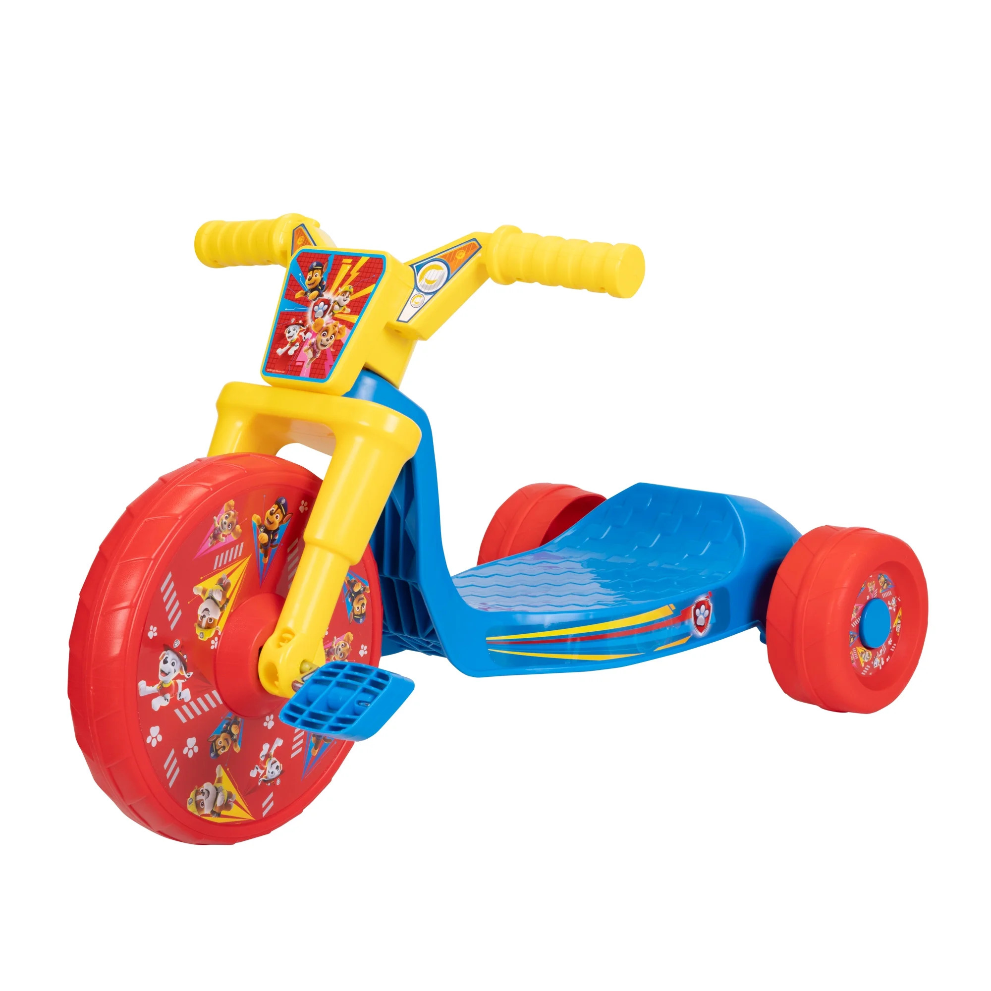 Fly Wheel Paw Patrol Junior Cruiser Tricycle with 10 inch Front Wheel Child 2 to 4 Years | Walmart (US)