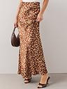 The Very Collection Bambi Print Satin Bias Maxi Skirt | Very (UK)