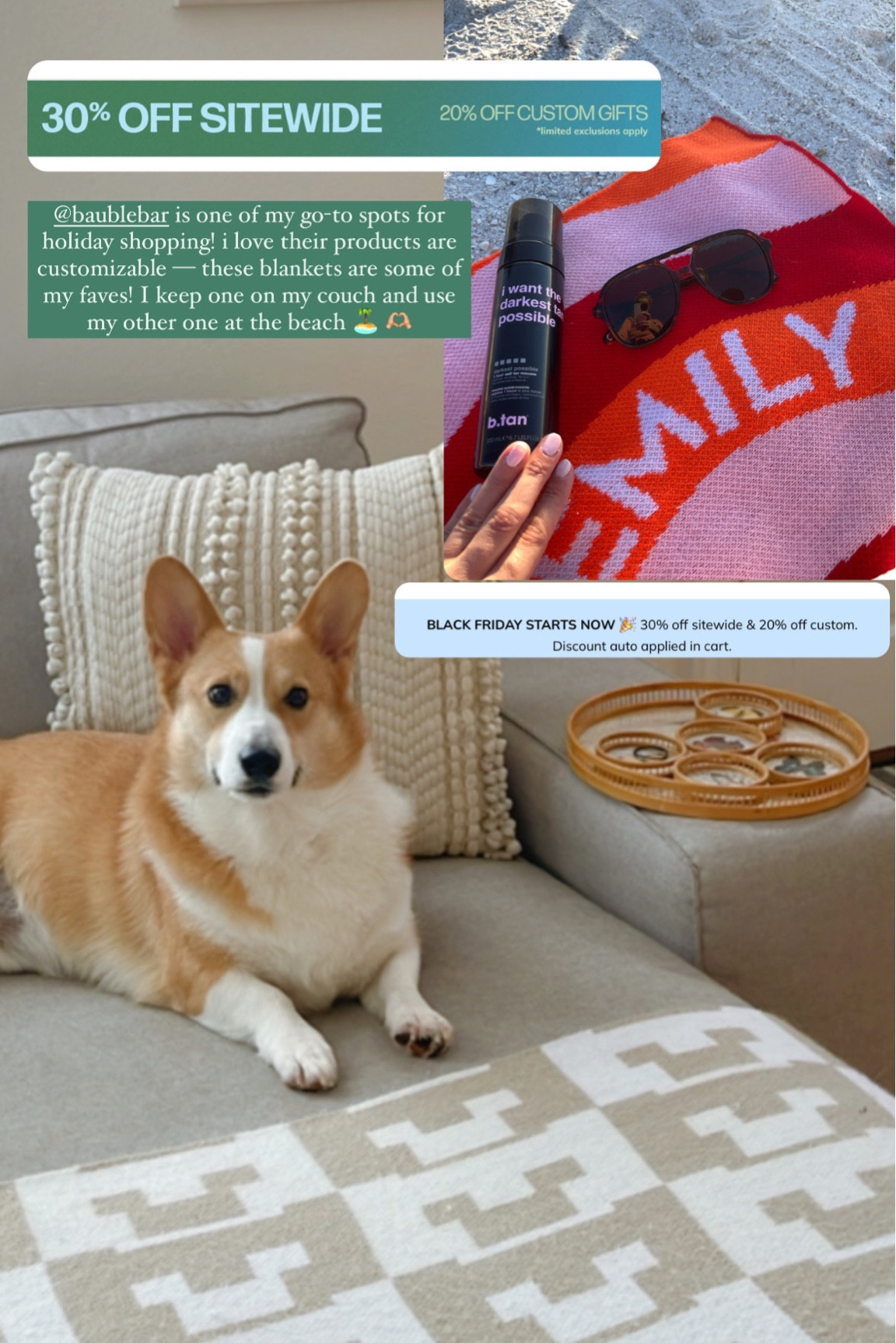 Bauble Bar Black Friday deals 30% off site wide and 20% off custom items 

#LTKHoliday #LTKGiftGuide #LTKCyberWeek