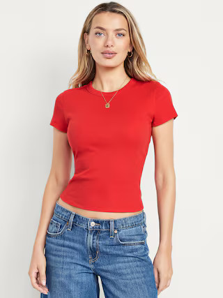 Snug Crop T-Shirt | Old Navy (US)