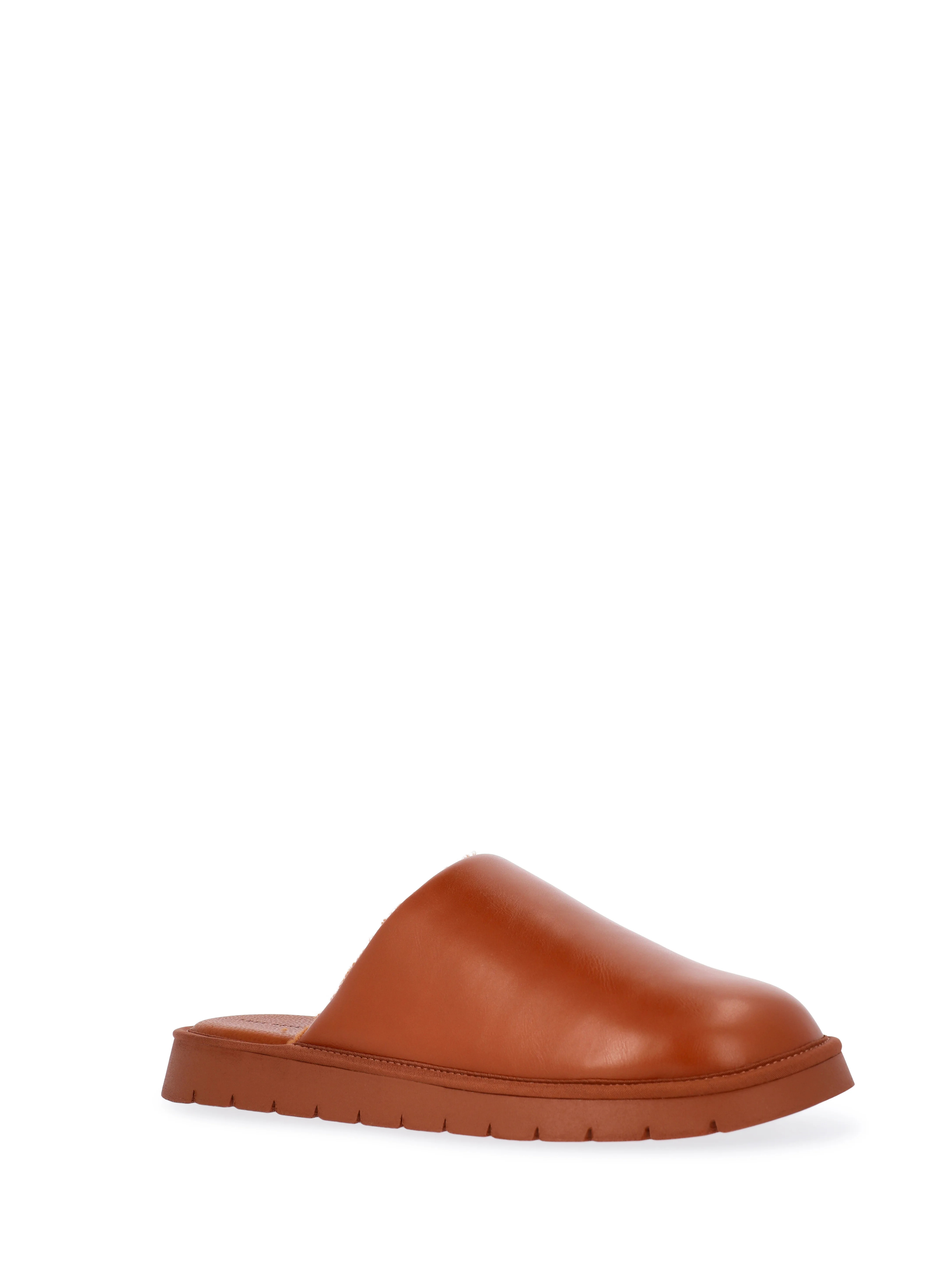 Free Assembly Women's Faux Leather Mules | Walmart (US)