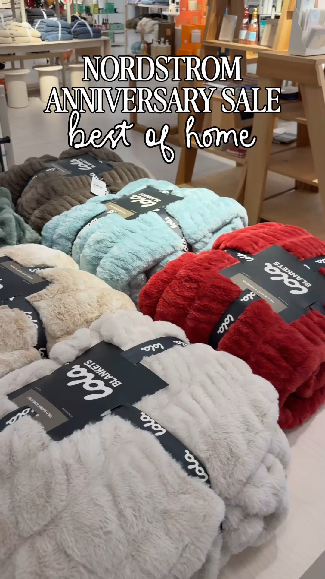 Nordstrom anniversary sale best of home 40% off Lola blankets

#LTKSaleAlert #LTKHome