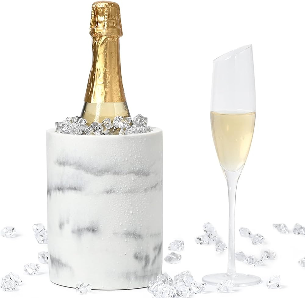 Lunavita Wine Chiller, Champagne Bottle Cooler Bucket, Kitchen Utensil Crock Holder & Flower Vase... | Amazon (US)