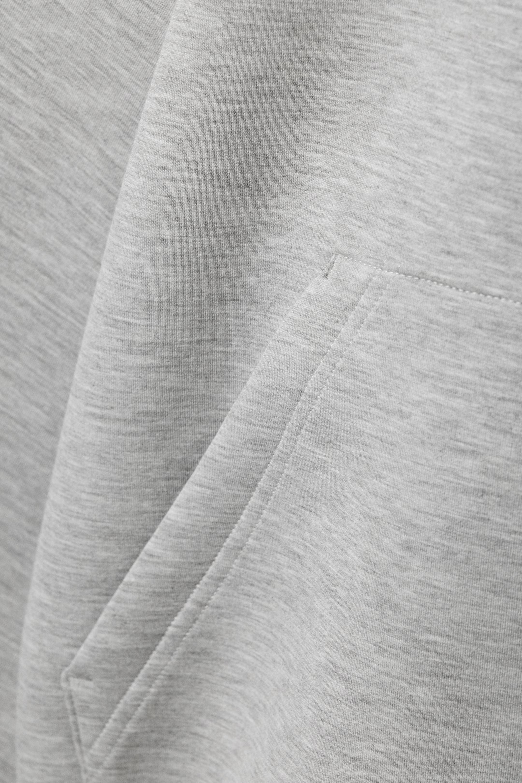 Oversized Scuba Zip-Hoodie | Weekday