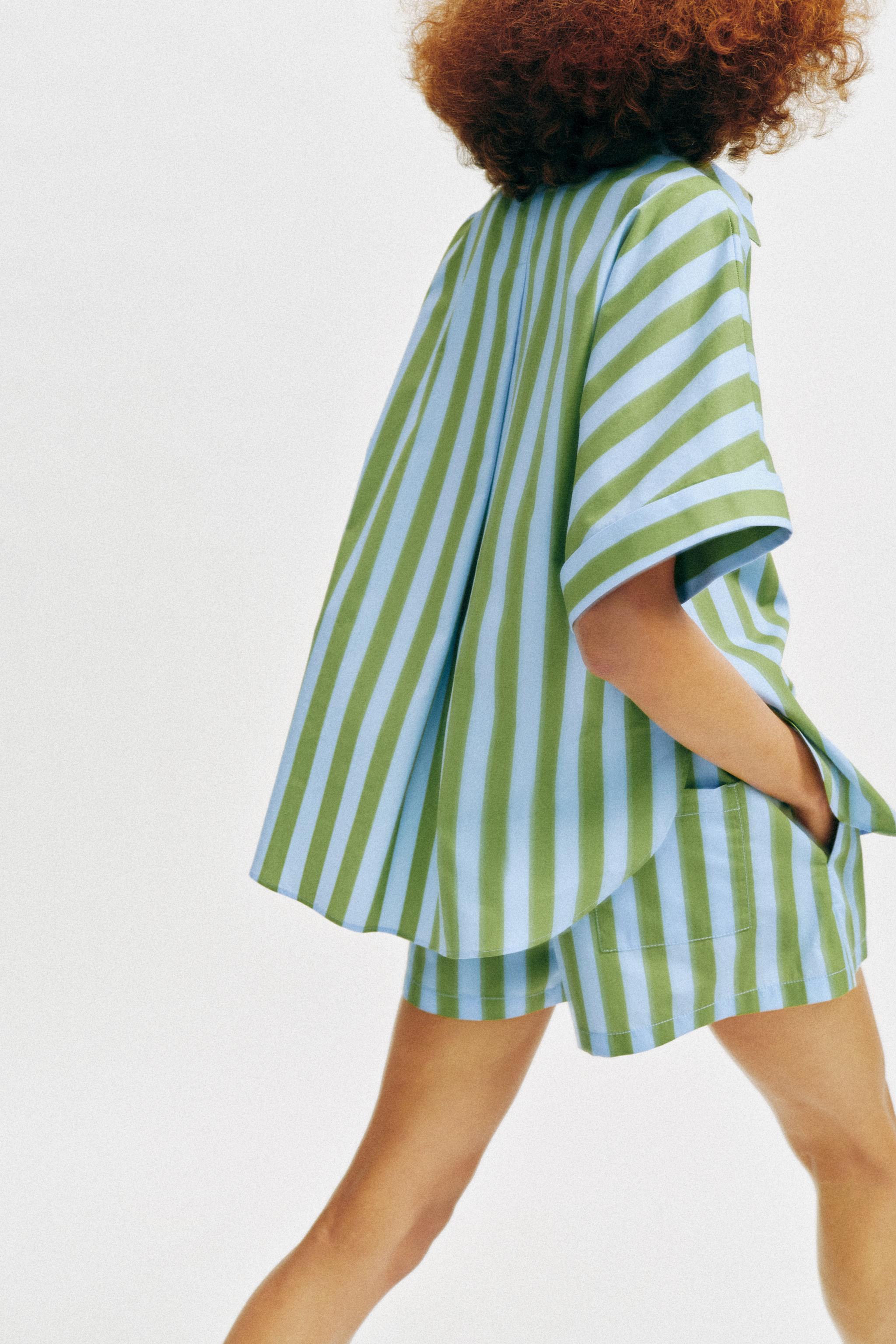 OVERSIZE STRIPED SHIRT | Zara UK