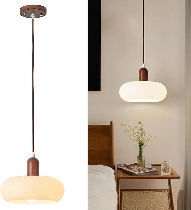 Ceiling Lights Battery Operated Pendant Lights,Gold Battery Hanging lamp with Wireless Remote Dim... | Amazon (US)