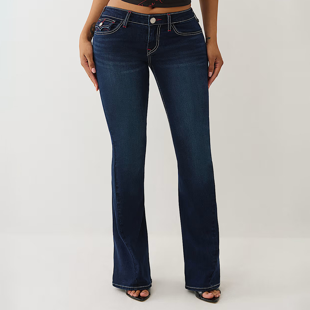 True Religion Indigo Joey Flap Jeans - Size 30 | BrandAlley